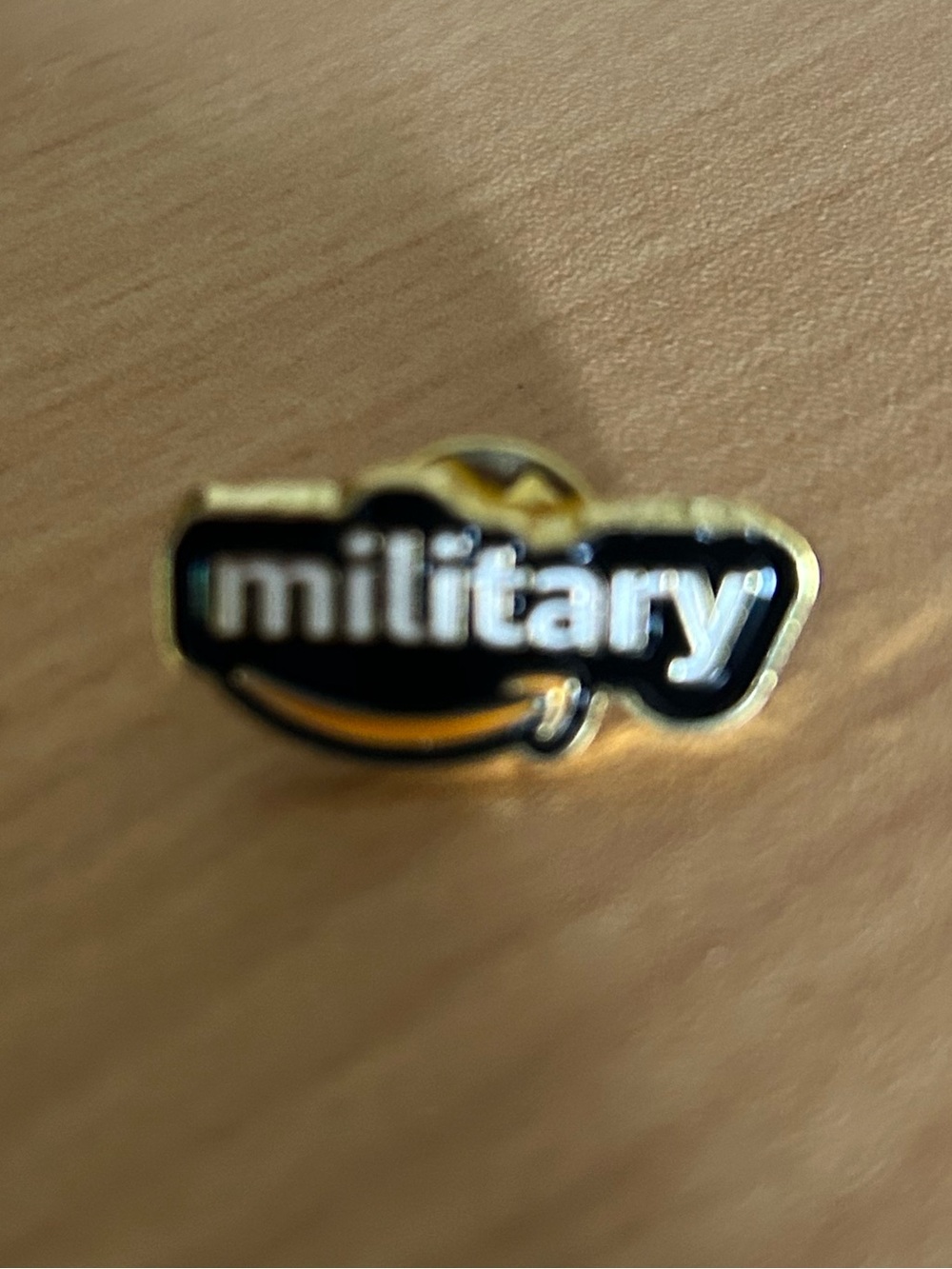 Amazon’s Military Black and Gold Enamel Pin 🖤💛Brand New